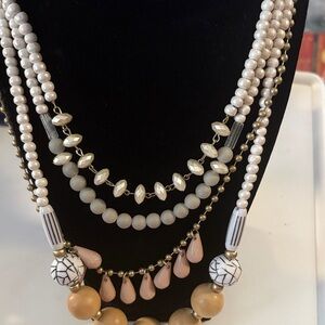 Plunder neutral tone necklace.